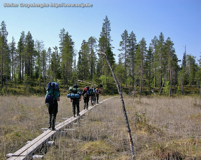 Bears trail - Group The route is very well maintained and crossbars, suspension bridges and stairs have been built where needed in order to cross natural obstacles like rivers and swamps. Stefan Cruysberghs
